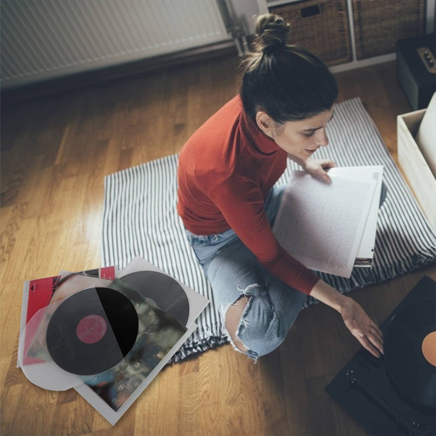 Vinyl Record Protector Bag