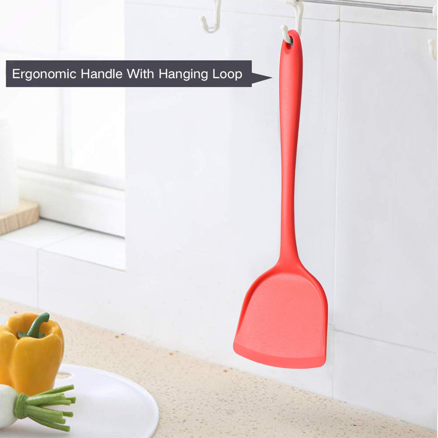 Silicone Wok Spatula Cooking Tool.