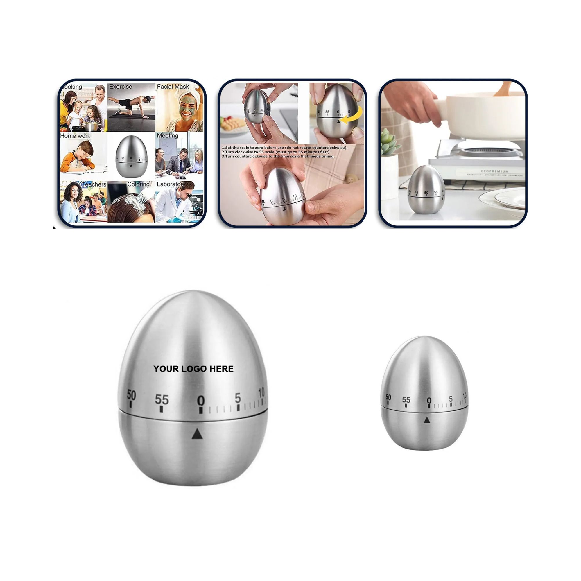 Egg Shape Kitchen Timer