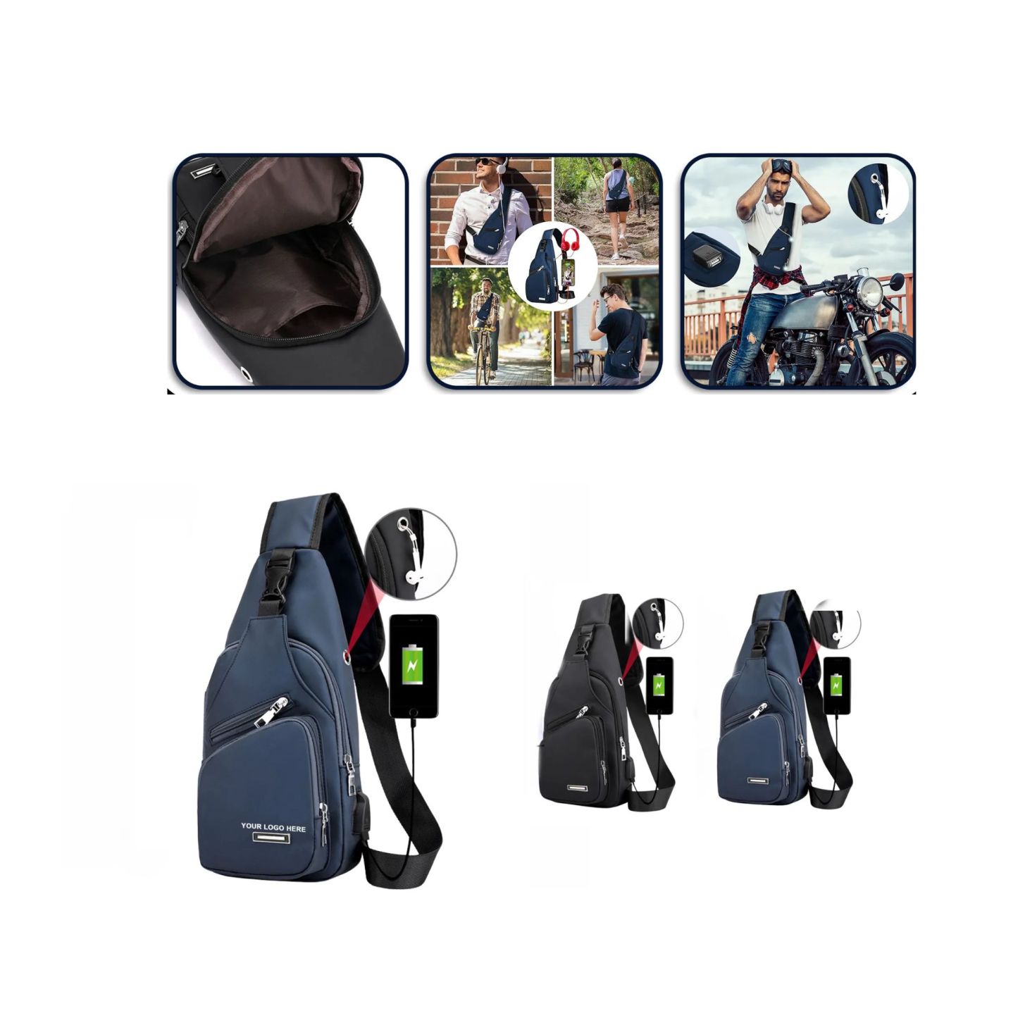 Anti-Theft Sling Bag