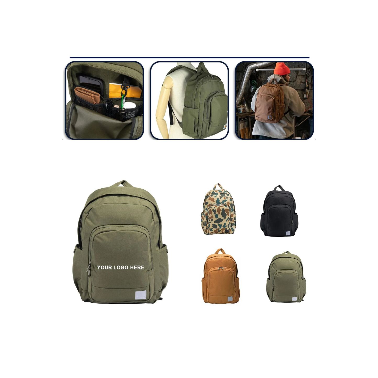 Water-Resistant Durable Backpack