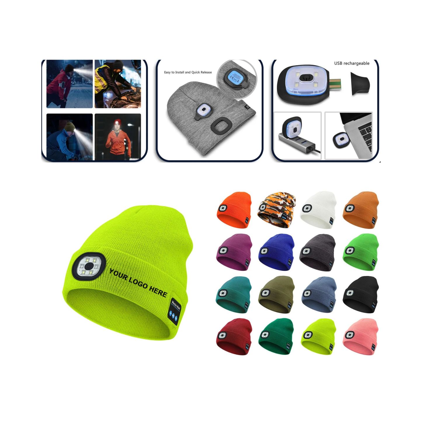 LED Bluetooth Audio Beanie 