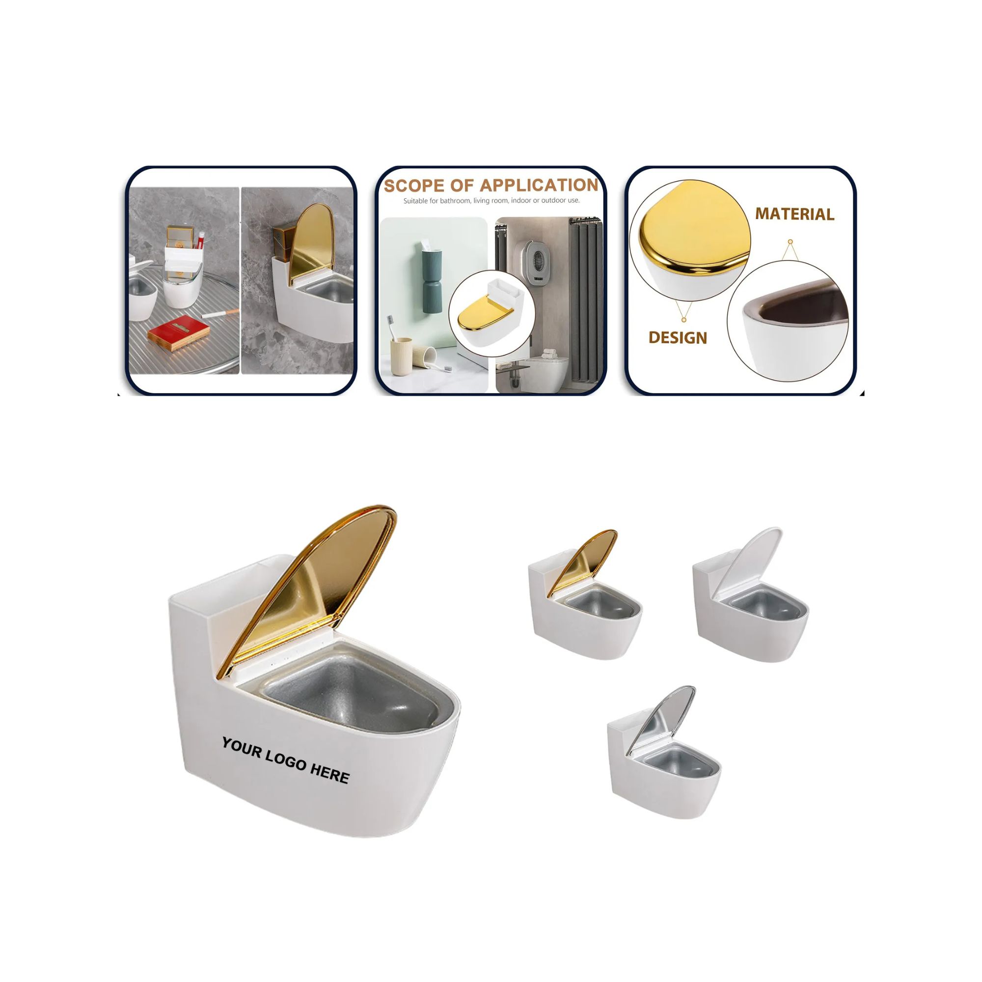 Wall-Mounted Ashtray