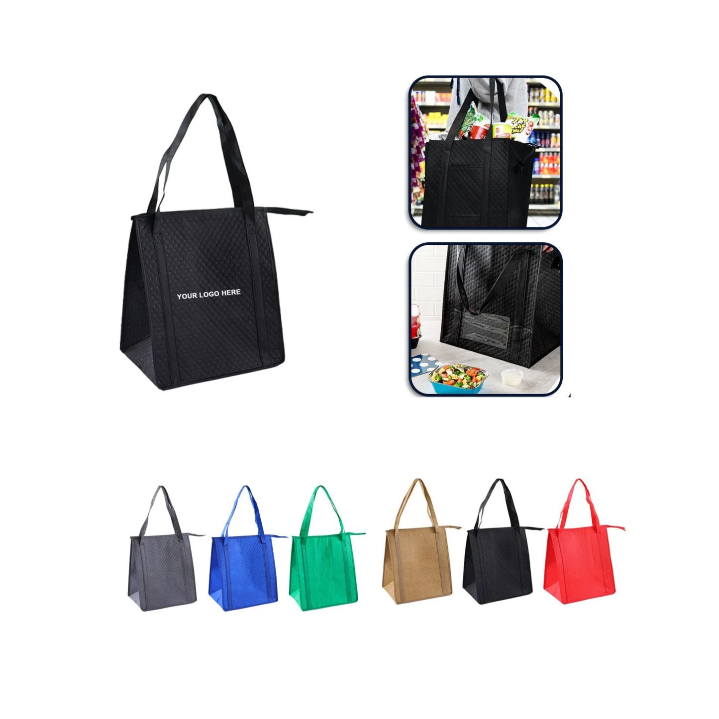 Insulated shopping bag 