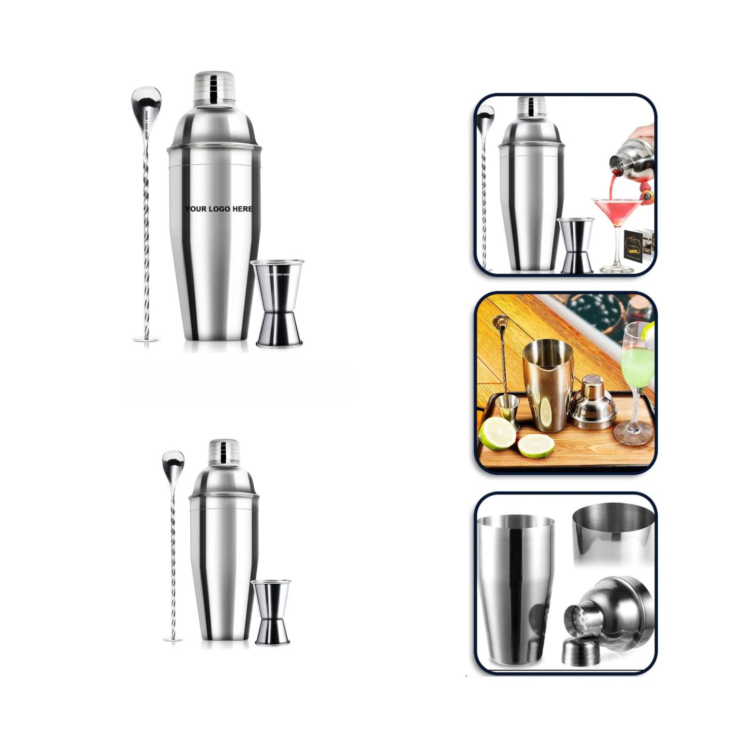 24oz Cocktail Shaker Set