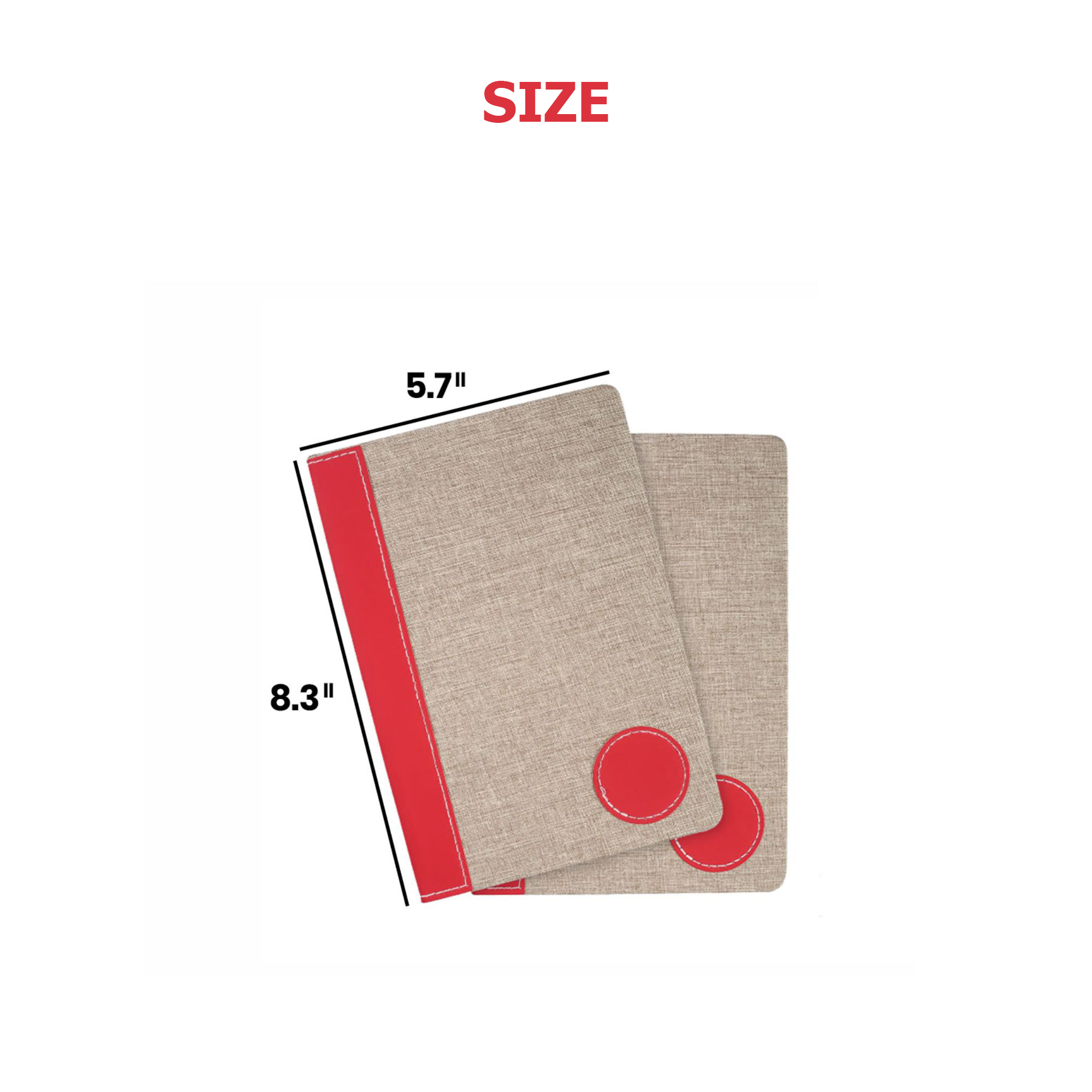 linen-bound splicing notebook.