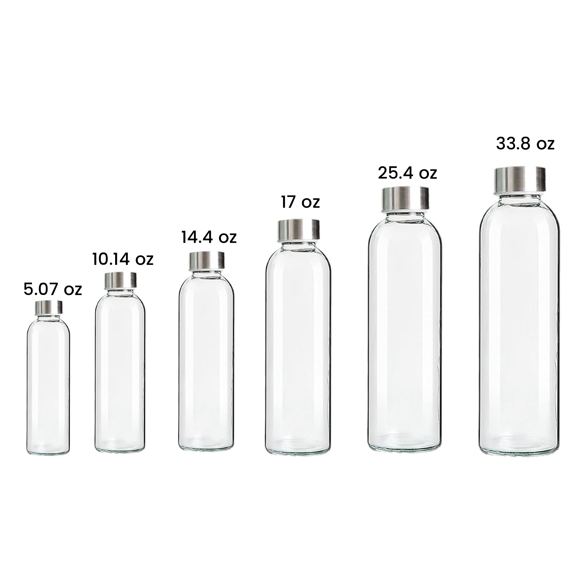 PureFlow Glass Water Bottle