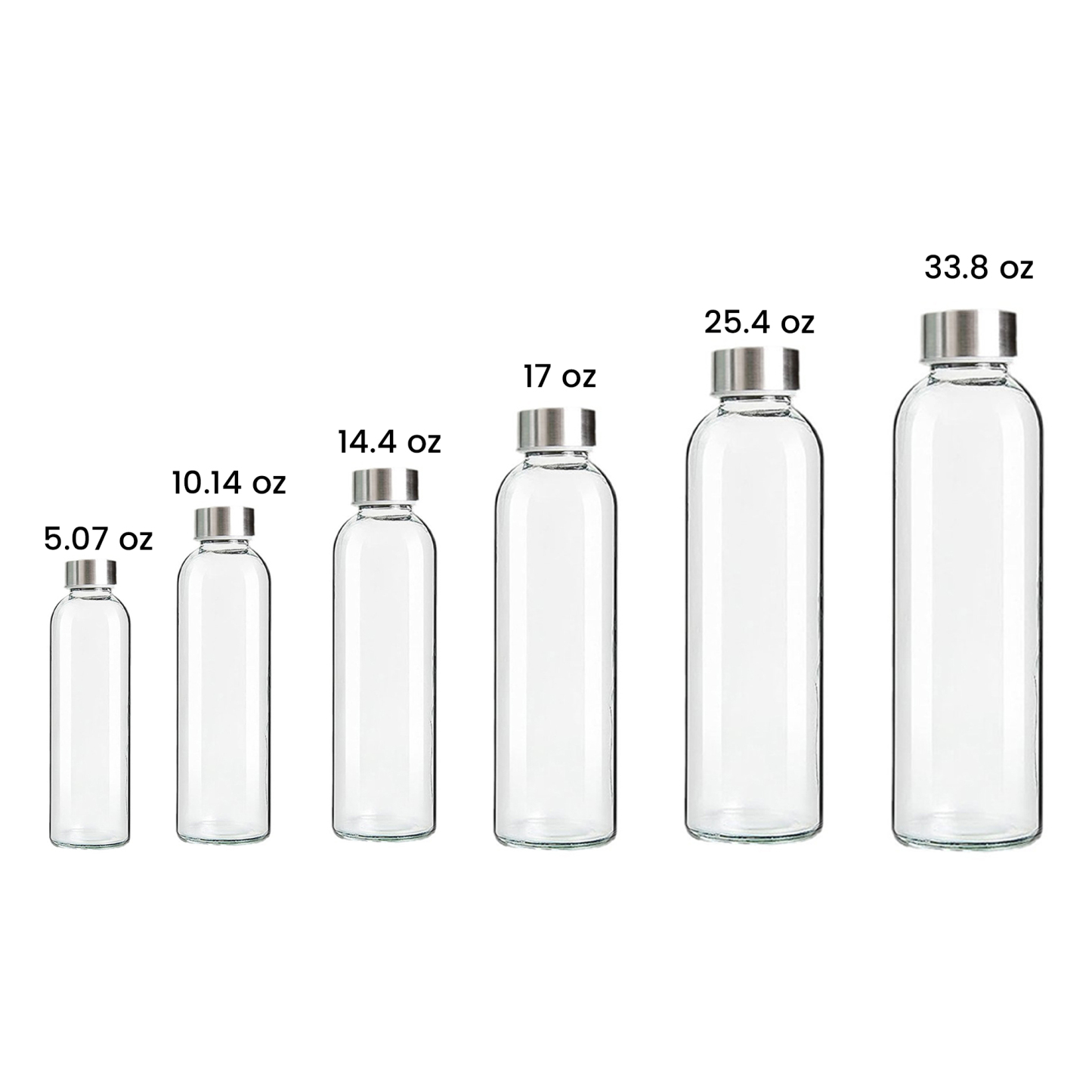 PureFlow Glass Water Bottle