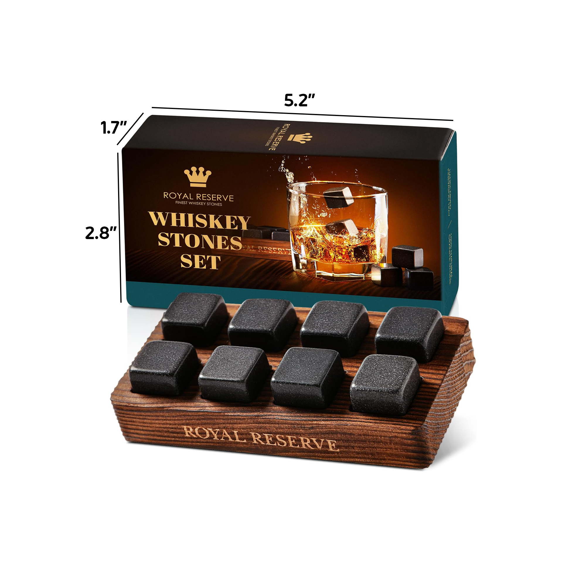 Reusable Whiskey Stone Gift Set