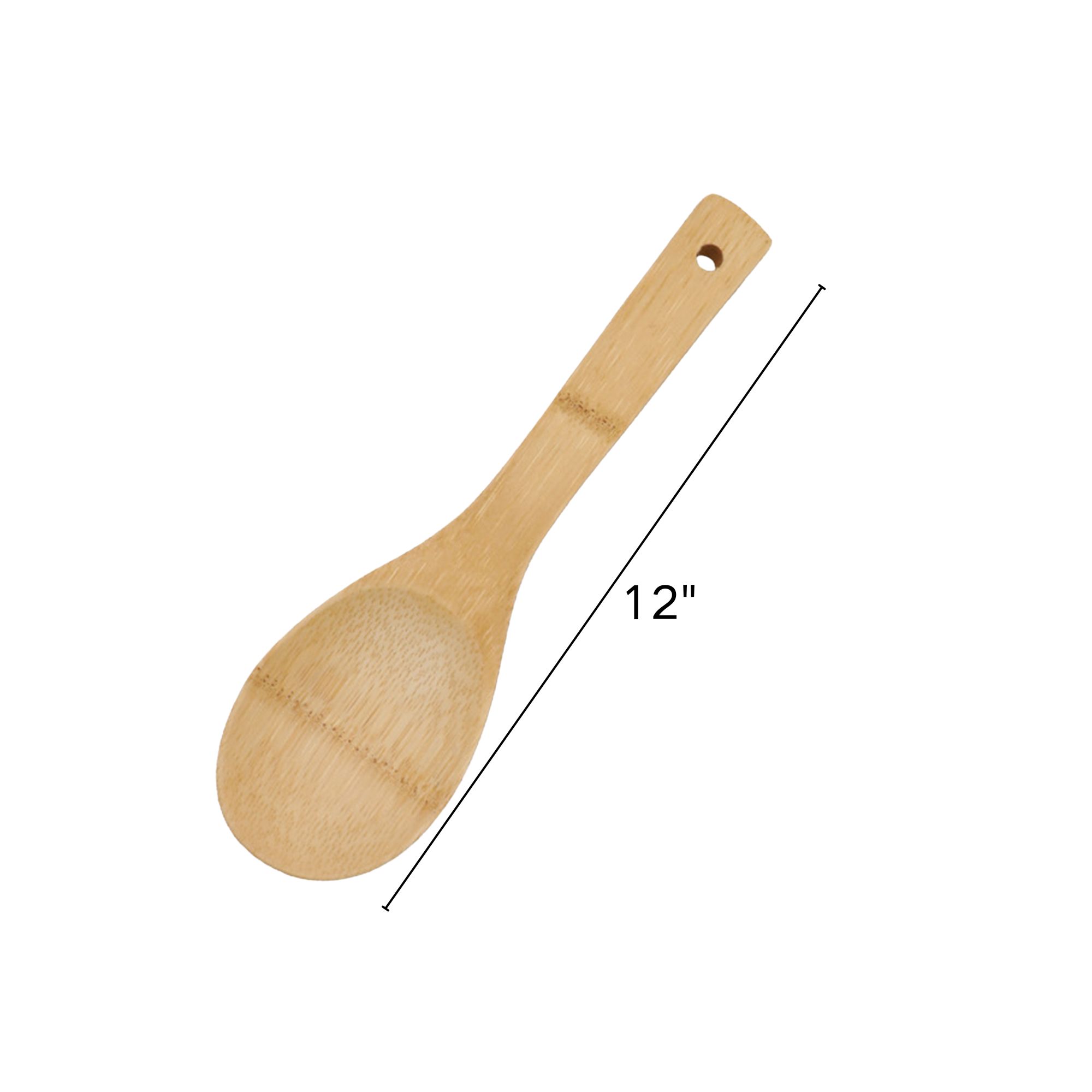 Natural Bamboo Wooden Spoons12"