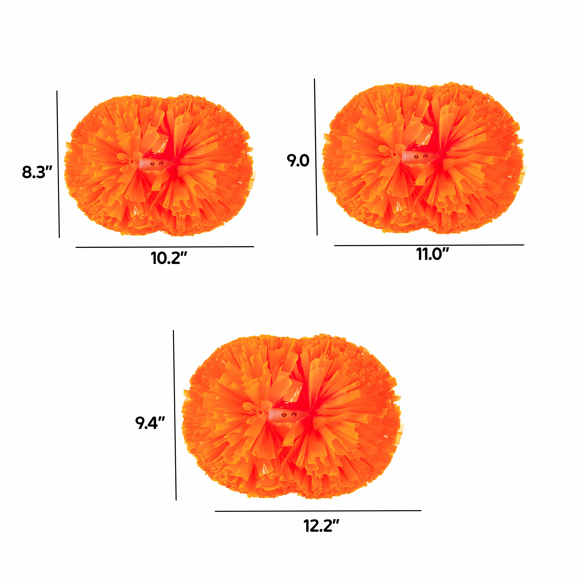 Cheerleading Poms with Handles.