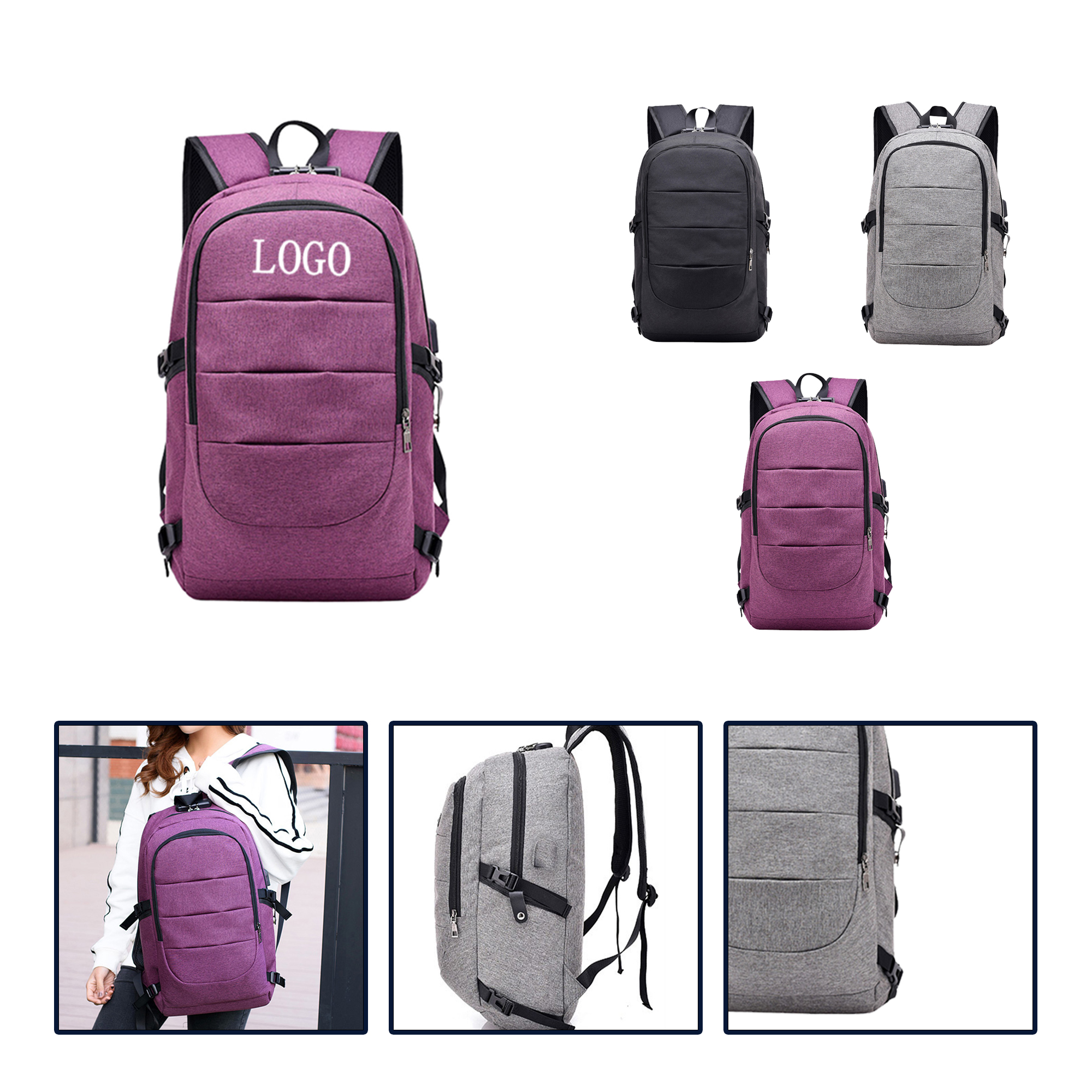 Sleek Business Casual Laptop Backpack
