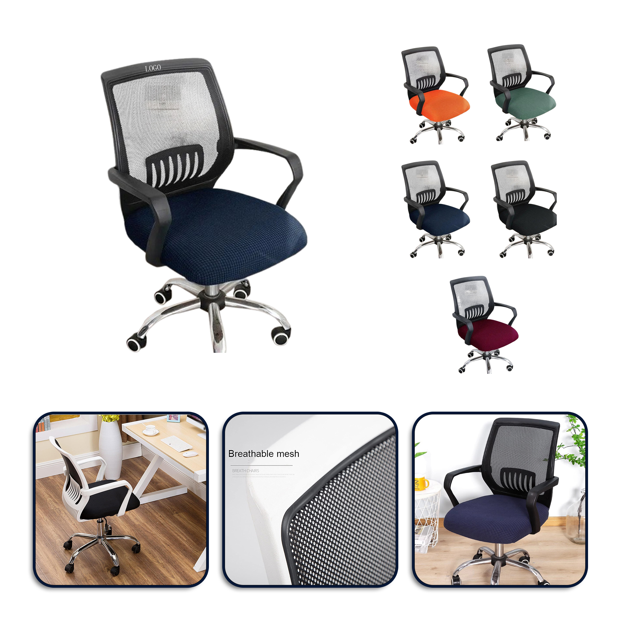 Crossover Laptop Chair Cover 19" x 19"