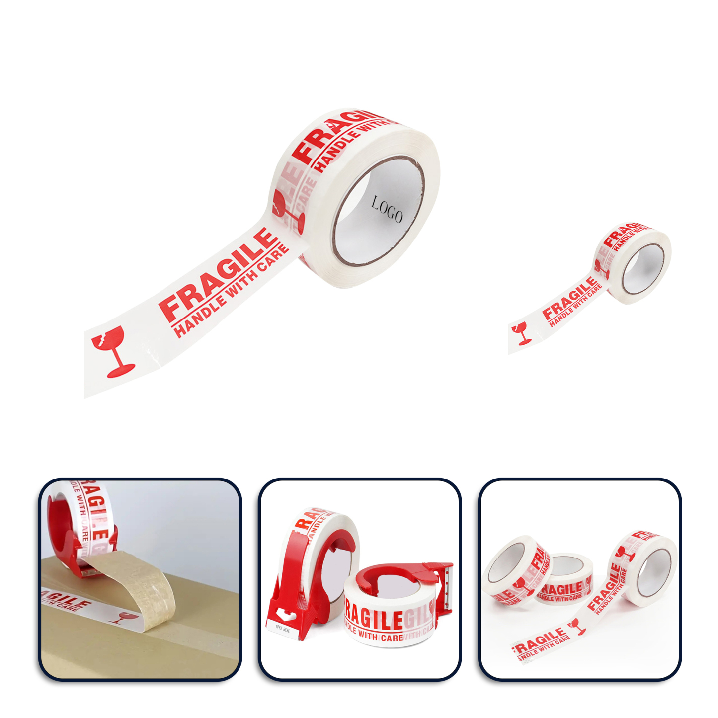 Large Roll Fragile Warning Tape 