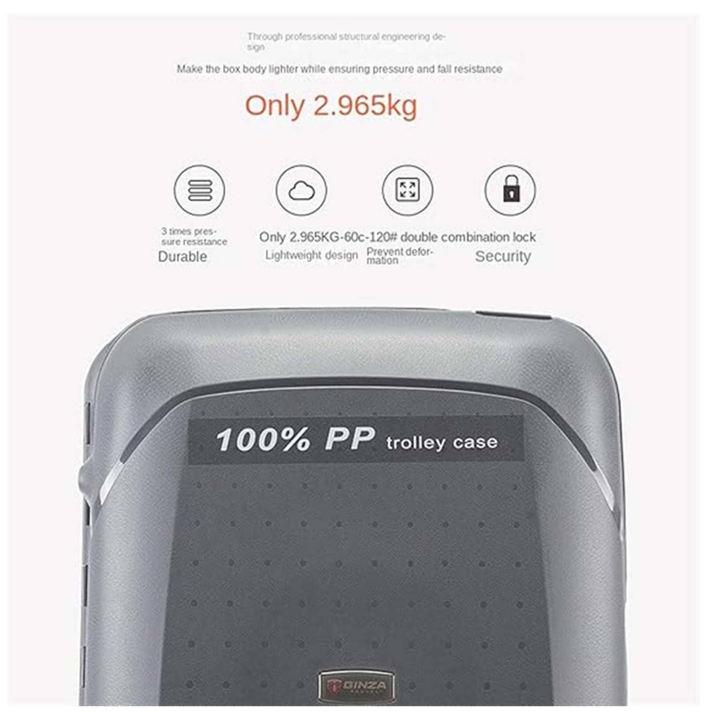 Ultra Light Durable Boarding Suitcase