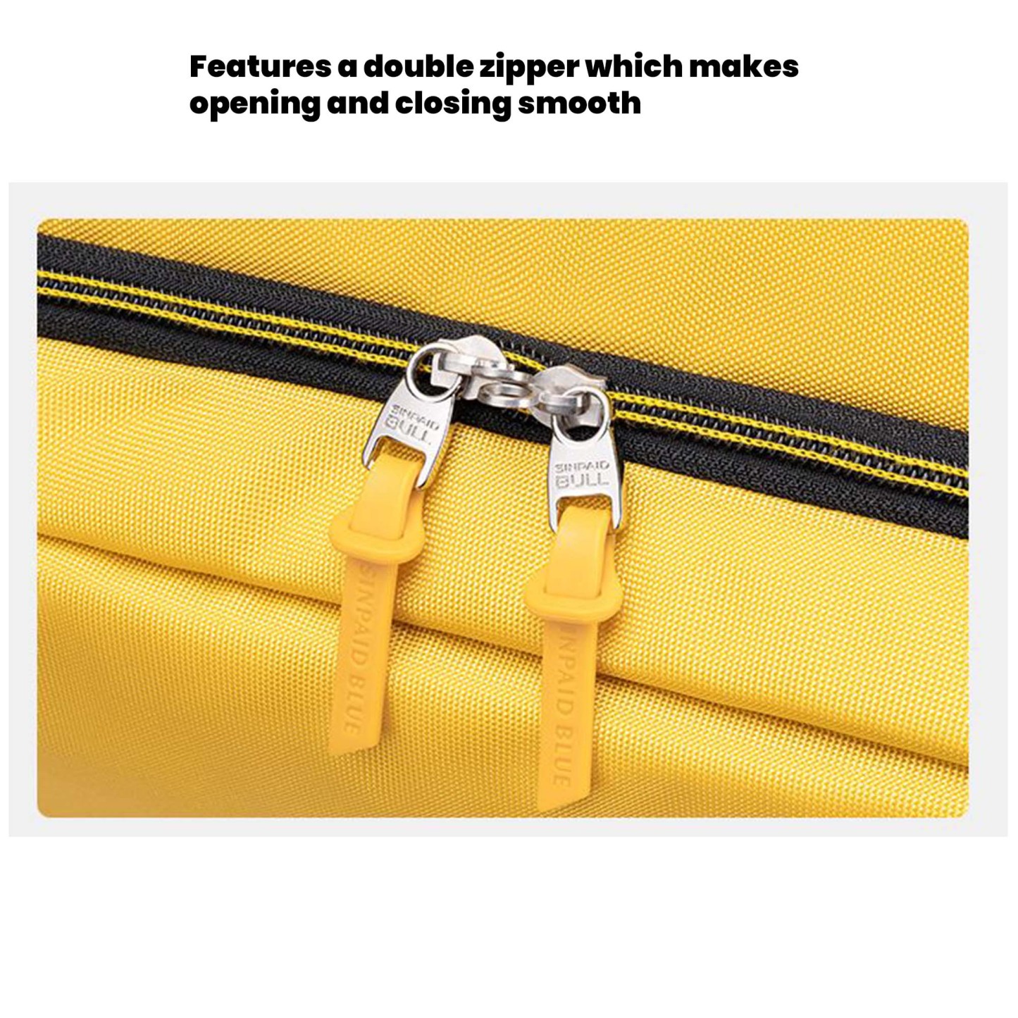 Large Capacity Fabric Trolley Suitcase