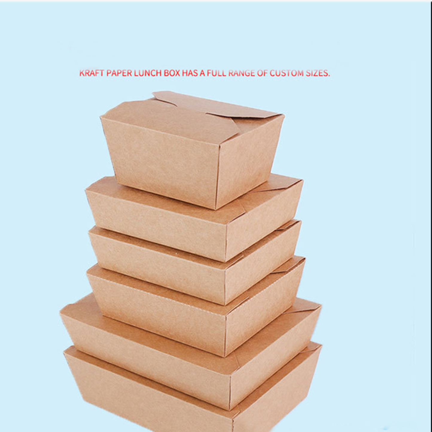  kraft paper takeaway packaging box