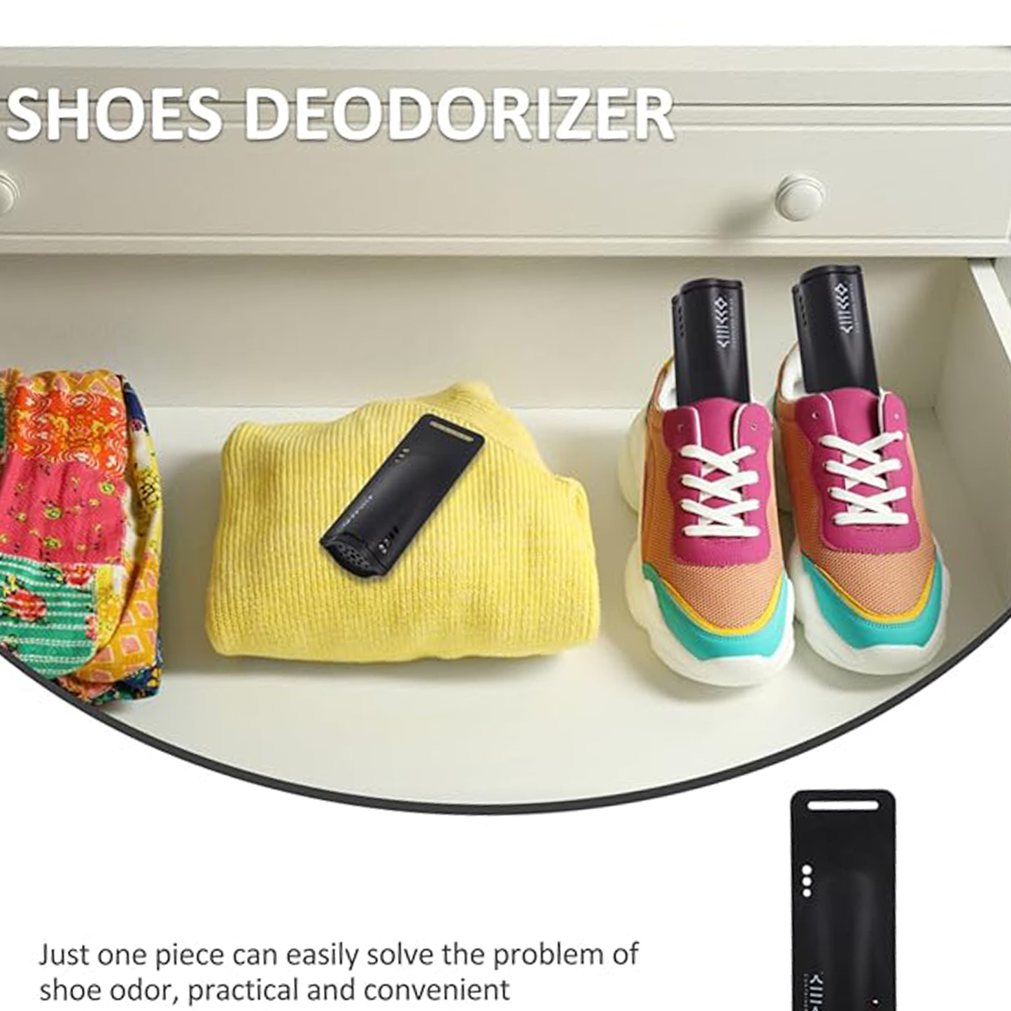 Shoe Deodorizing Desiccant 1.8" x 1.2" x 4.7"