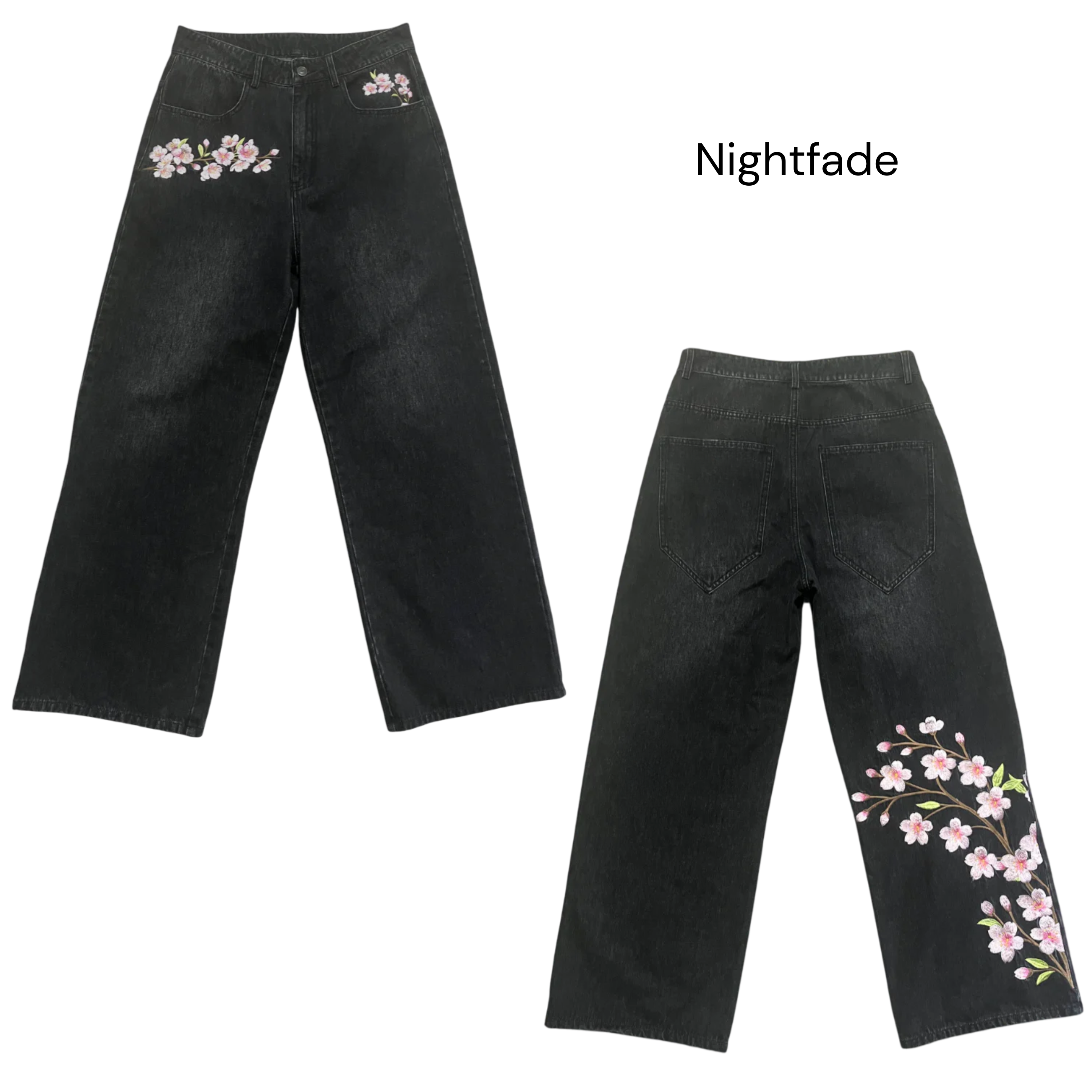 Unisex Sakura Hoodie & Jeans