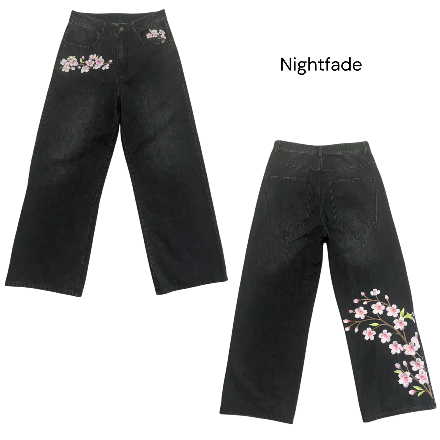 Unisex Sakura Hoodie & Jeans