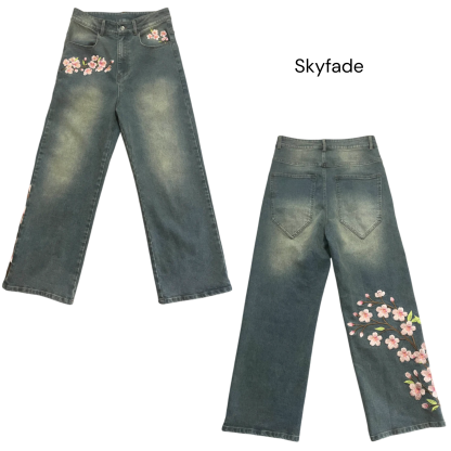 Unisex Sakura Hoodie & Jeans