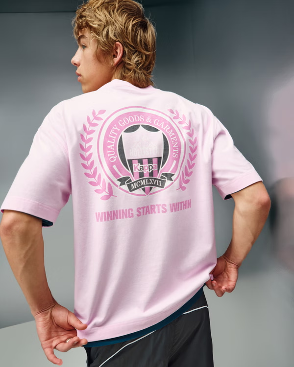 Kappa Boxy Logo Graphic Tee