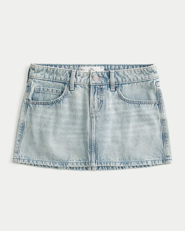Kappa Low-Rise Denim Mini Skort