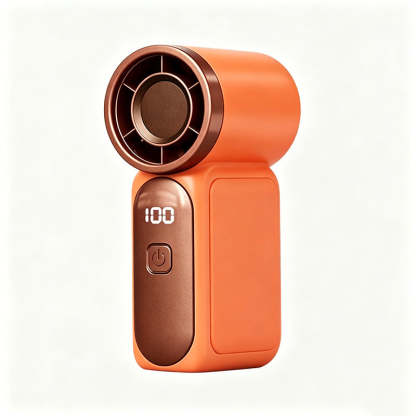 ❄️ Turbo Handheld Fan – 16900 RPM, 6 speeds, LED display