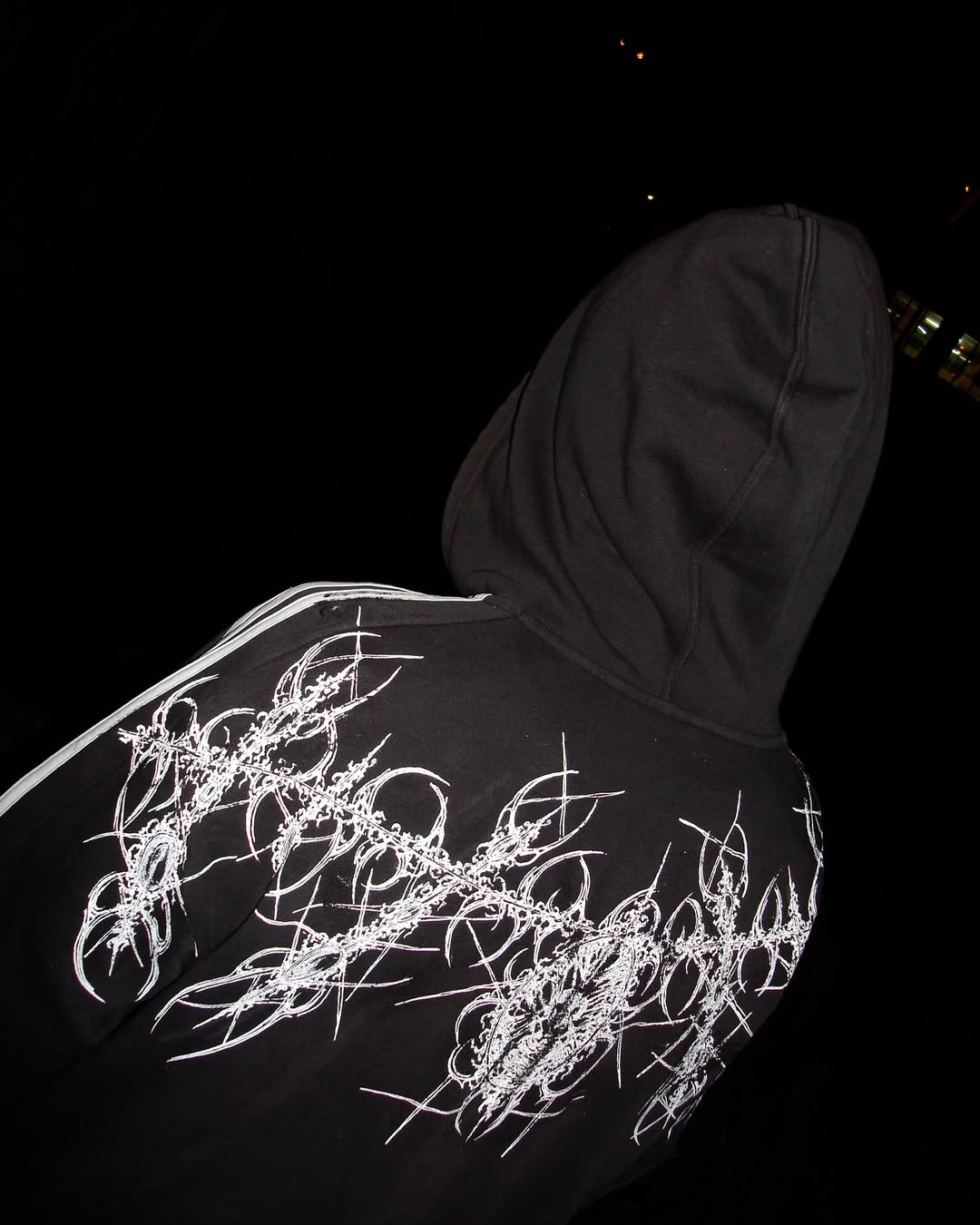 adidas  1of1 handpainted  hoodie