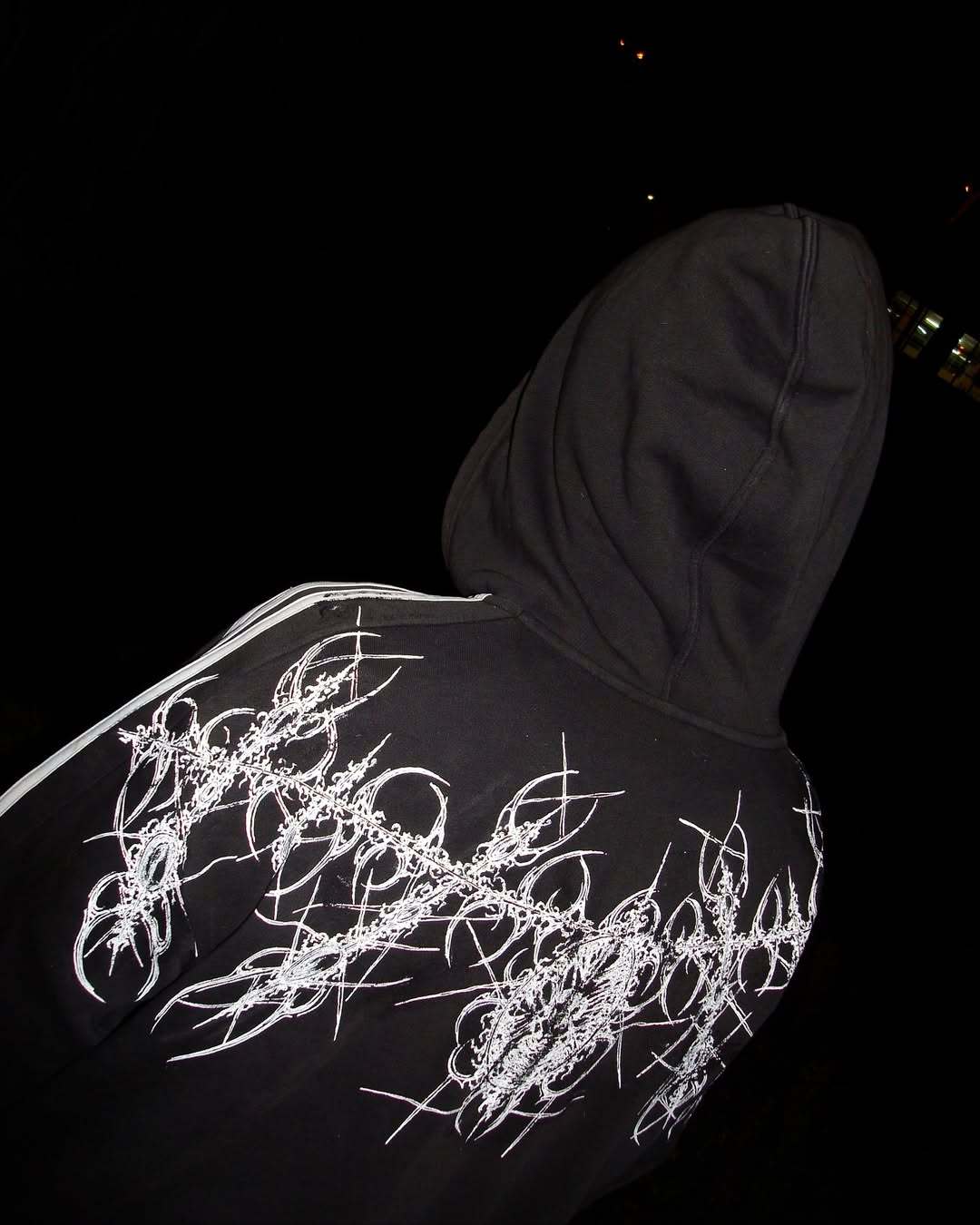 adidas  1of1 handpainted  hoodie