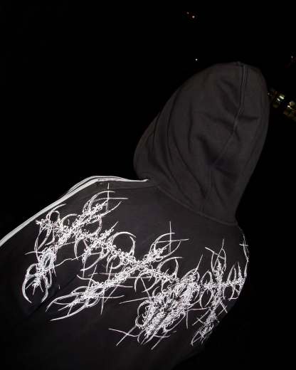 adidas  1of1 handpainted  hoodie