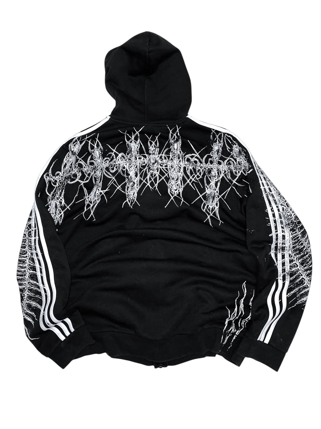 adidas  1of1 handpainted  hoodie