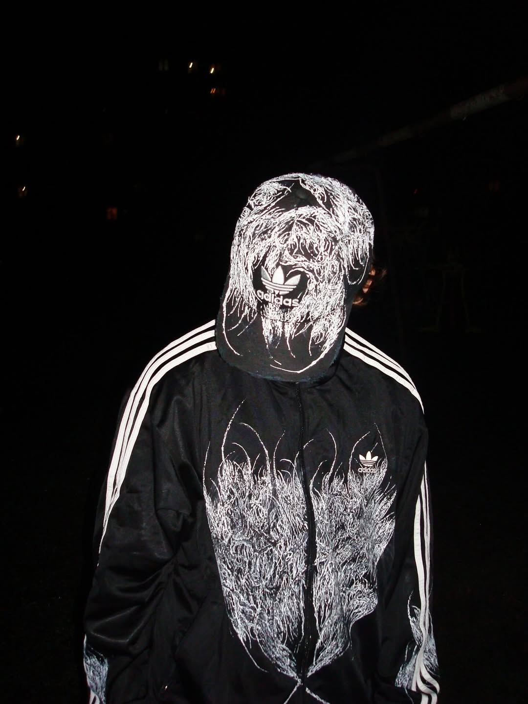 adidas  1of1 handpainted zip jacket