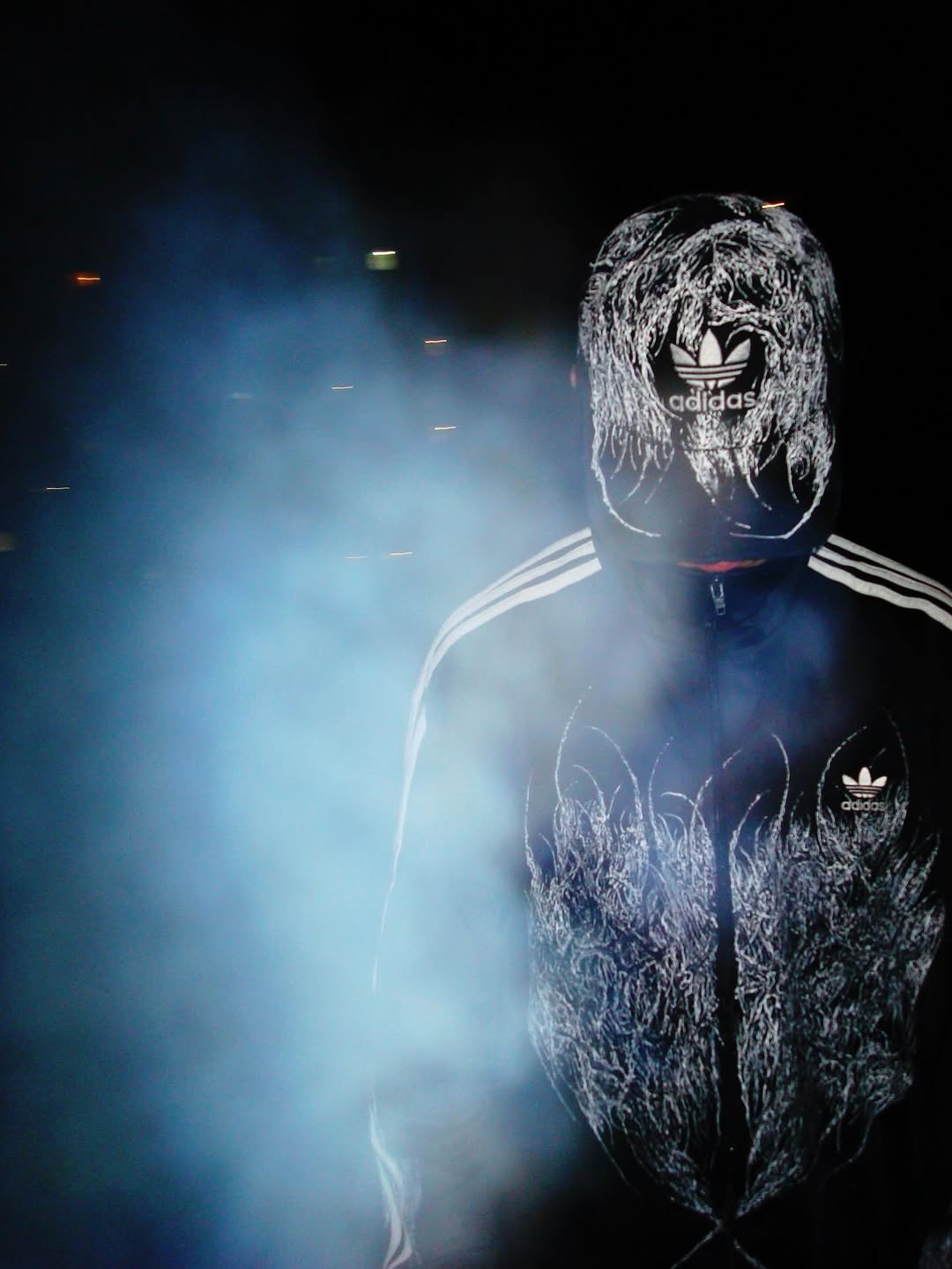 adidas  1of1 handpainted zip jacket