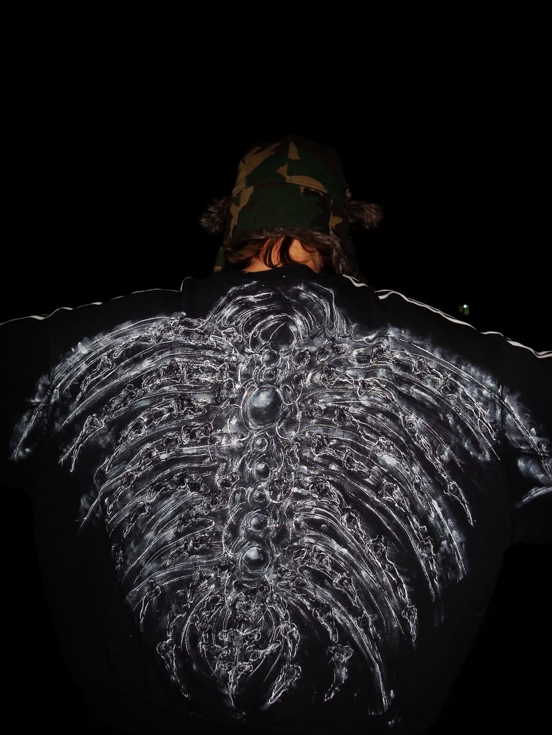 adidas  handpainted  hoodie