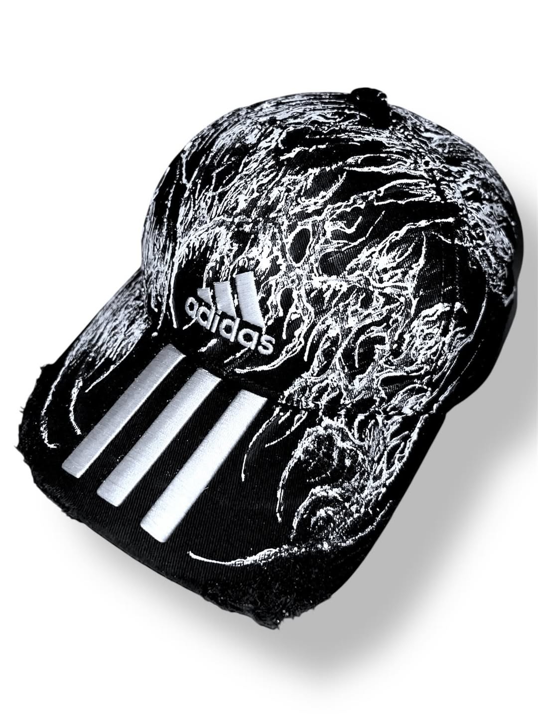 adidas  1of1 distressed handpainted cap