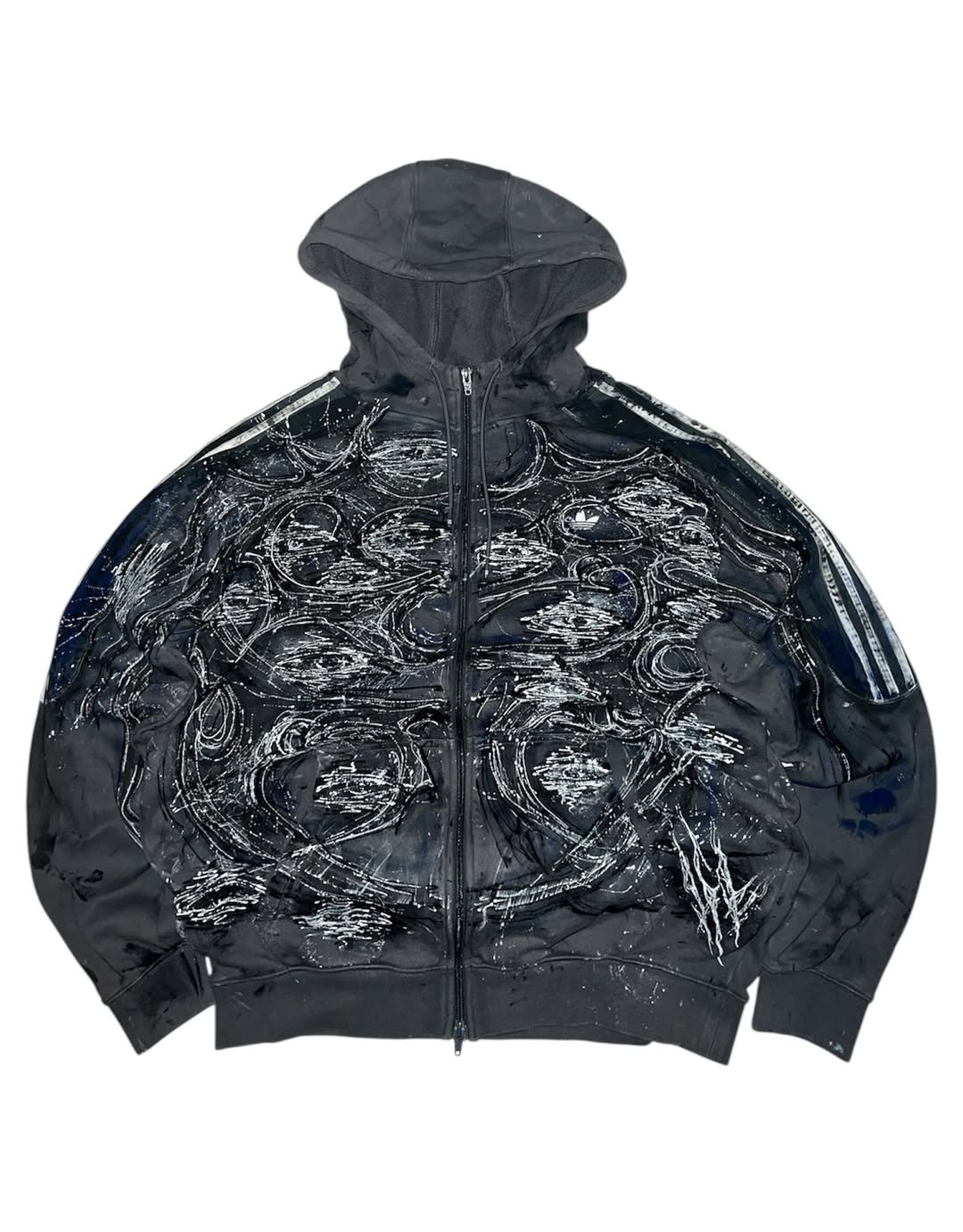 adidas  1of1 handpainted  hoodie