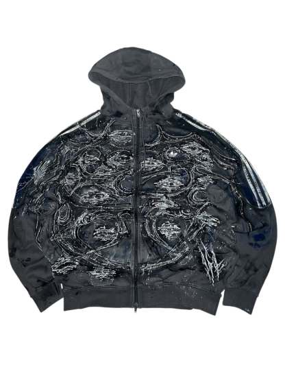 adidas  1of1 handpainted  hoodie