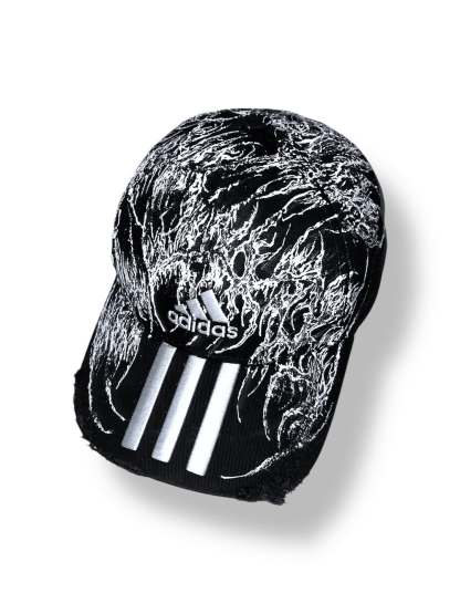 adidas  1of1 distressed handpainted cap