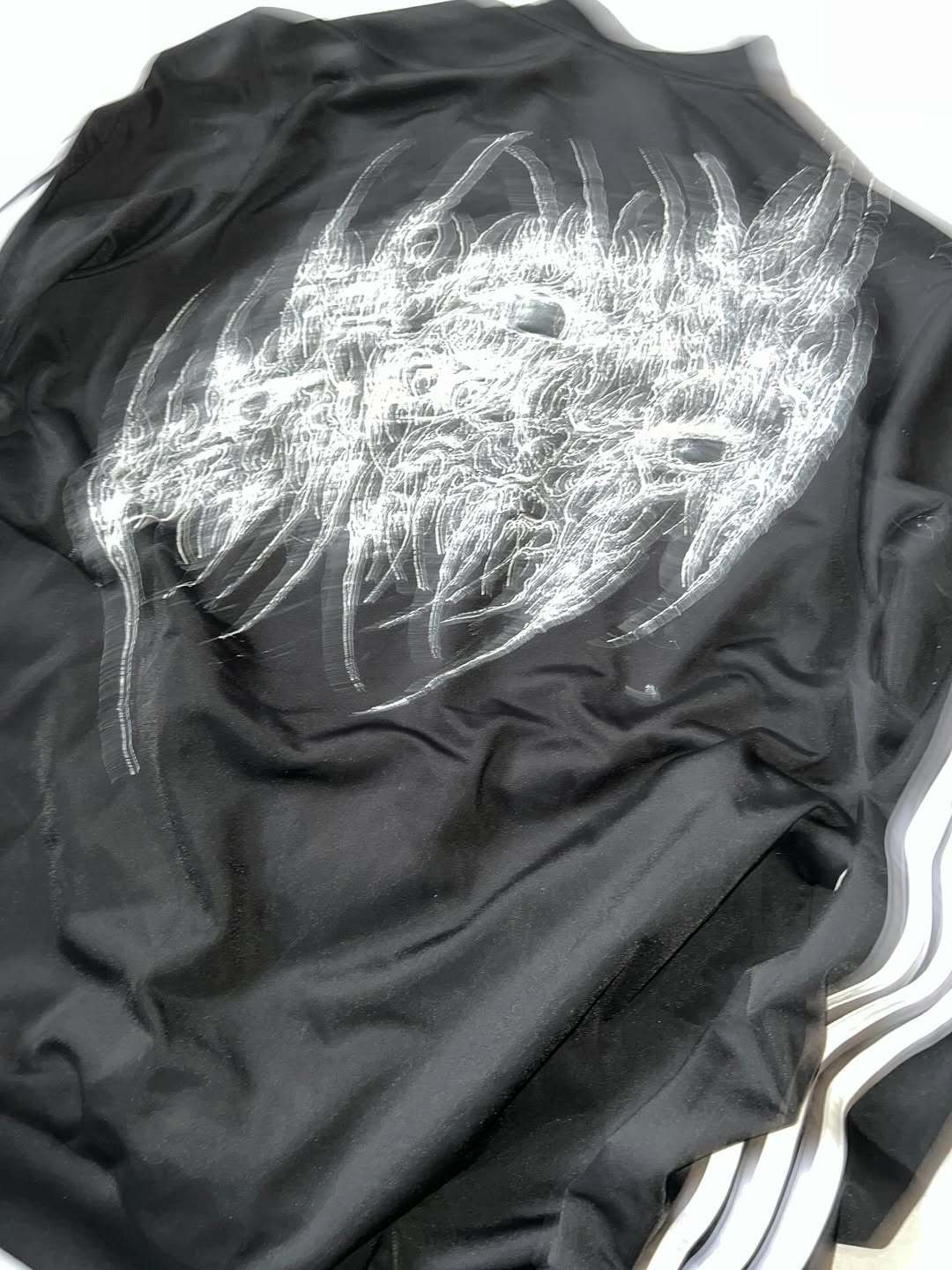 adidas  1of1 handpainted  zip jacket