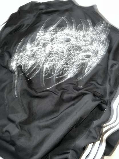 adidas  1of1 handpainted  zip jacket