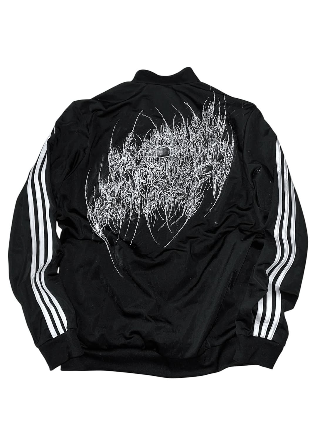 adidas  1of1 handpainted  zip jacket