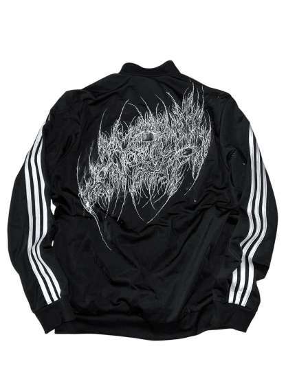 adidas  1of1 handpainted  zip jacket