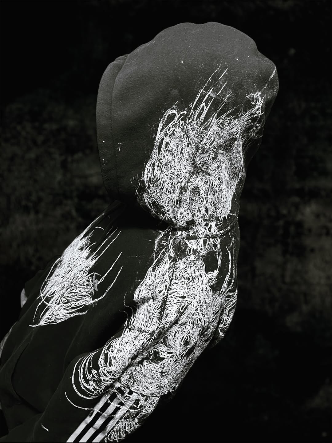 adidas  1of1 handpainted  hoodie