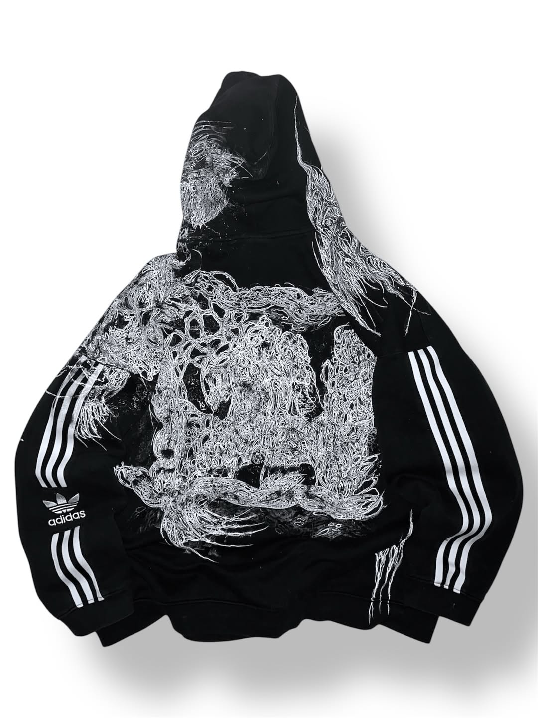 adidas  1of1 handpainted  hoodie
