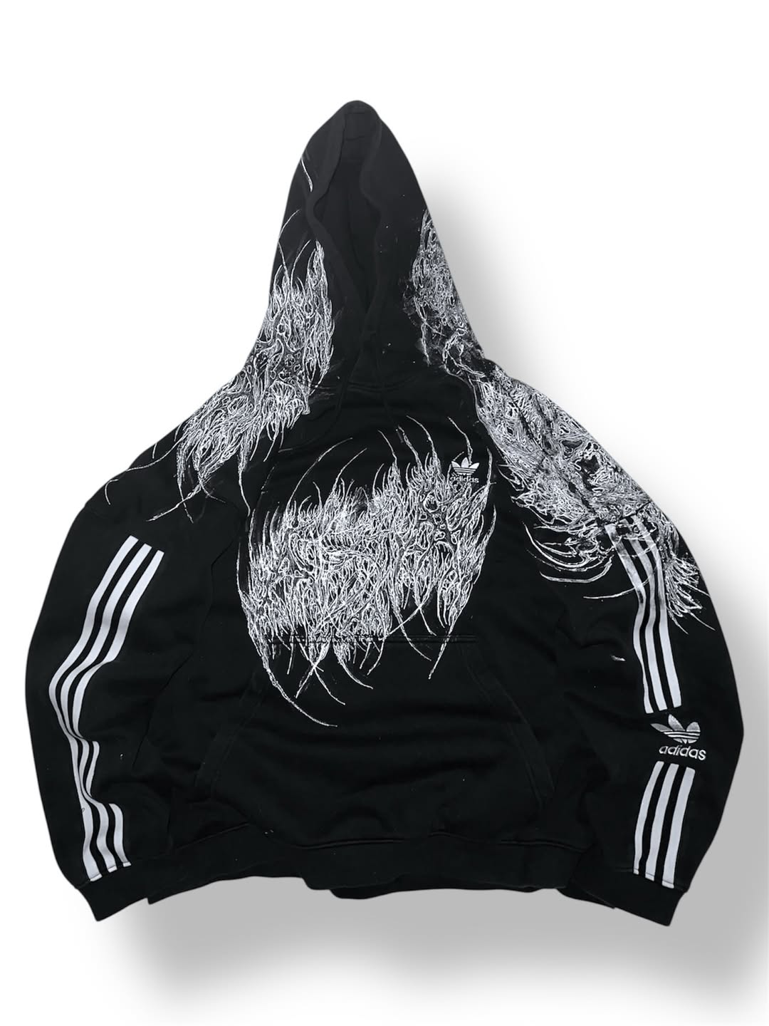 adidas  1of1 handpainted  hoodie
