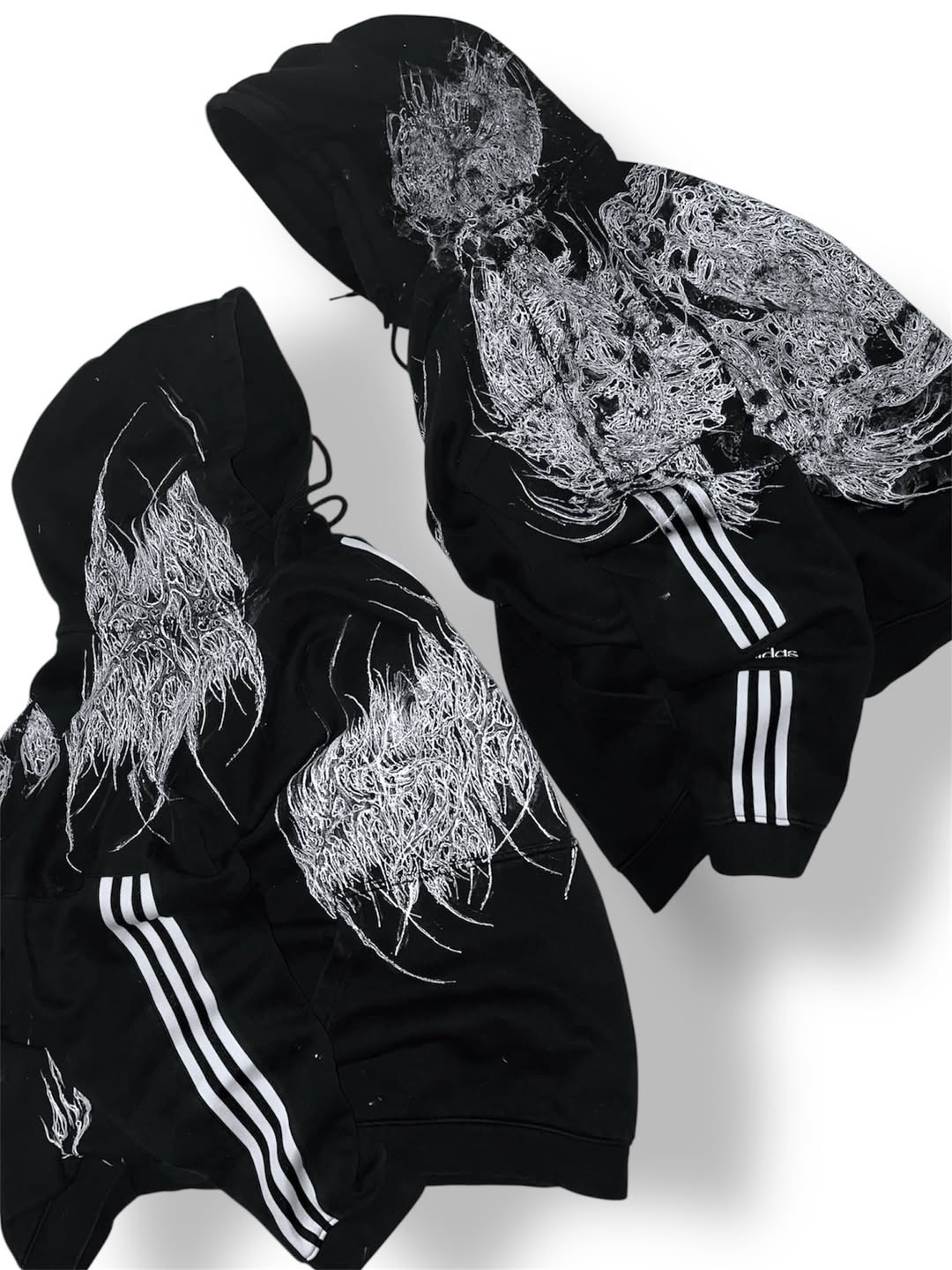 adidas  1of1 handpainted  hoodie