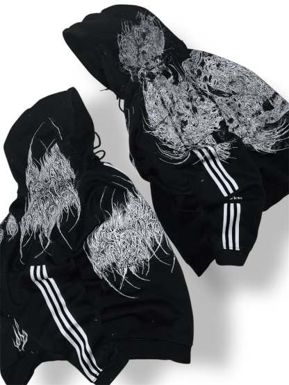 adidas  1of1 handpainted  hoodie