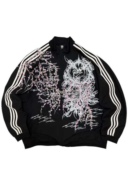 adidas hand painted jacket