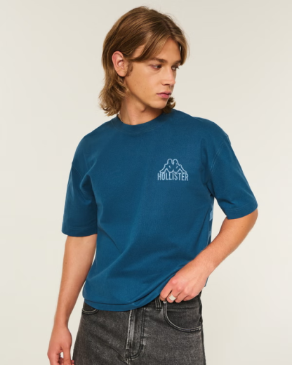 Kappa Boxy Logo Graphic Tee